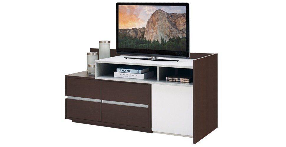 Hewka ชุดวางทีวี สีเวงเก้ ขนาด 120 ซ.ม. สไตล์โมเดิร์น