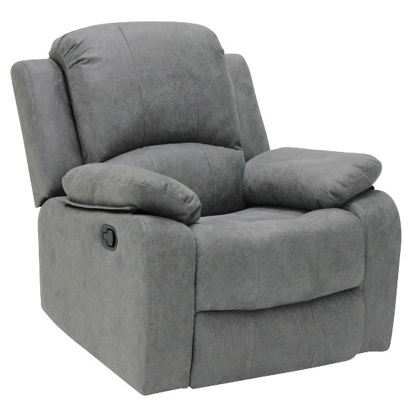 RECLINER CADEL/ผ้าลายหนังเทาลาย/1RE