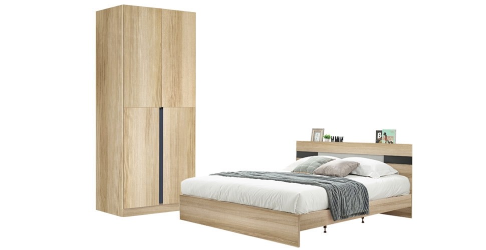 Harper ชุดห้องนอน LINDBERG OAK