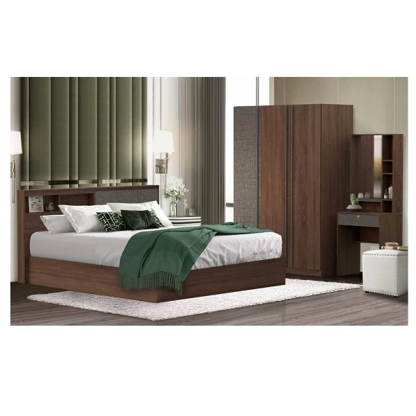 BEDROOM/RICO6'/SHADOW LN/MOCHA OAK
