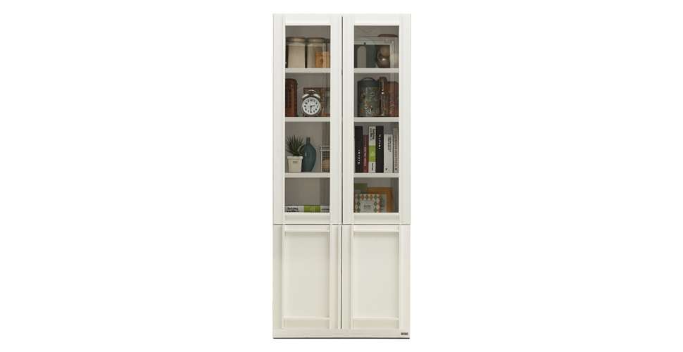 Lybrary ตู้เก็บของ สีขาว ขนาด 79 ซ.ม. สไตล์คอนเทมโพรารี