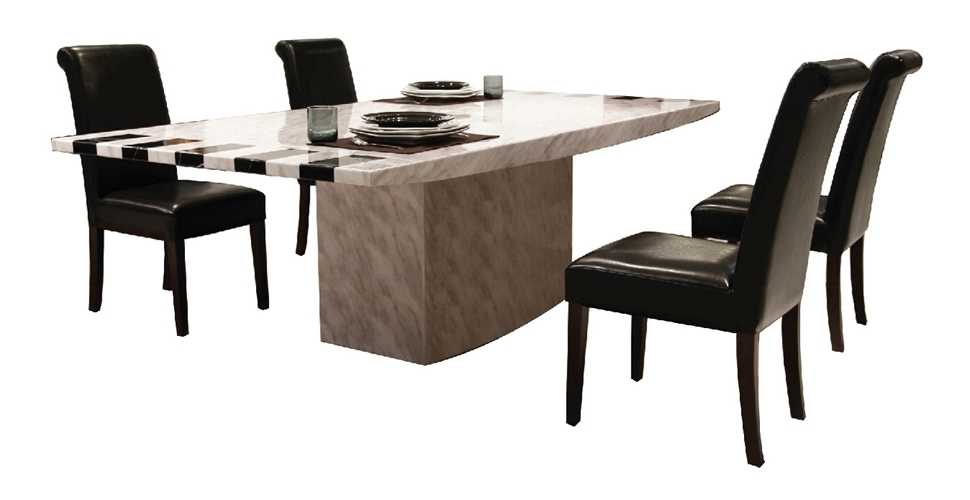 Ferico โต ะอาหารห นล วน Dimension 210 Cm Modern Style Sb Design Image